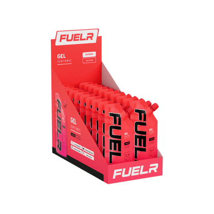 Fuelr Isotonic Gel (2) & Fuelr Isotonic Gel Fuelr Energy gels 20 Pack Raspberry