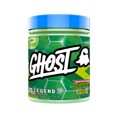 Legend All Out (1) & Legend All Out Ghost High stim pre workout 20 Serves TMNT Ooze
