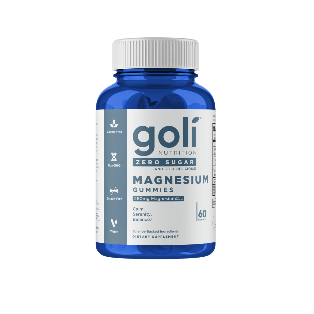 Zero Sugar Magnesium Gummies Goli Nutrition Health vitamin gummies
