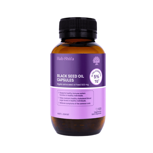 TQ+ Black Seed Oil Capsules Hab Shifa General wellbeing supplements