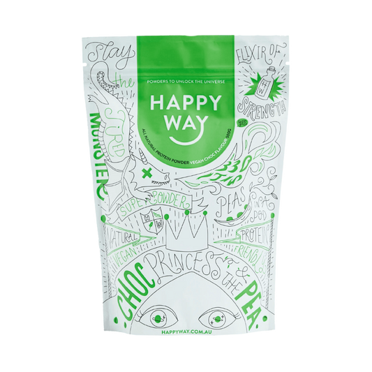Happy Way Vegan Protein & Happy Way Vegan Protein Happy Way Vegan protein powder 500g Chocolate