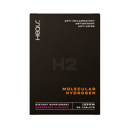 H2 Molecular Hydrogen (Hydrogen Water Tablets) Healr Electrolyte supplements 30 Tablets Raspberry