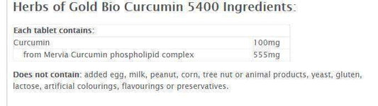 Herbs of Gold Bio Curcumin 5400