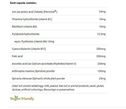Herbs of Gold Organic Iron Max