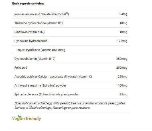 Herbs of Gold Organic Iron Max