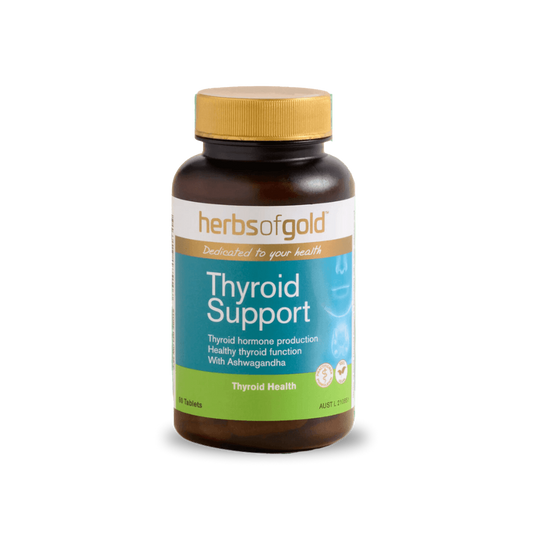 Herbs of Gold Thyroid Support (60 tabs) Herbs of Gold Stress relief adrenal support supplements
