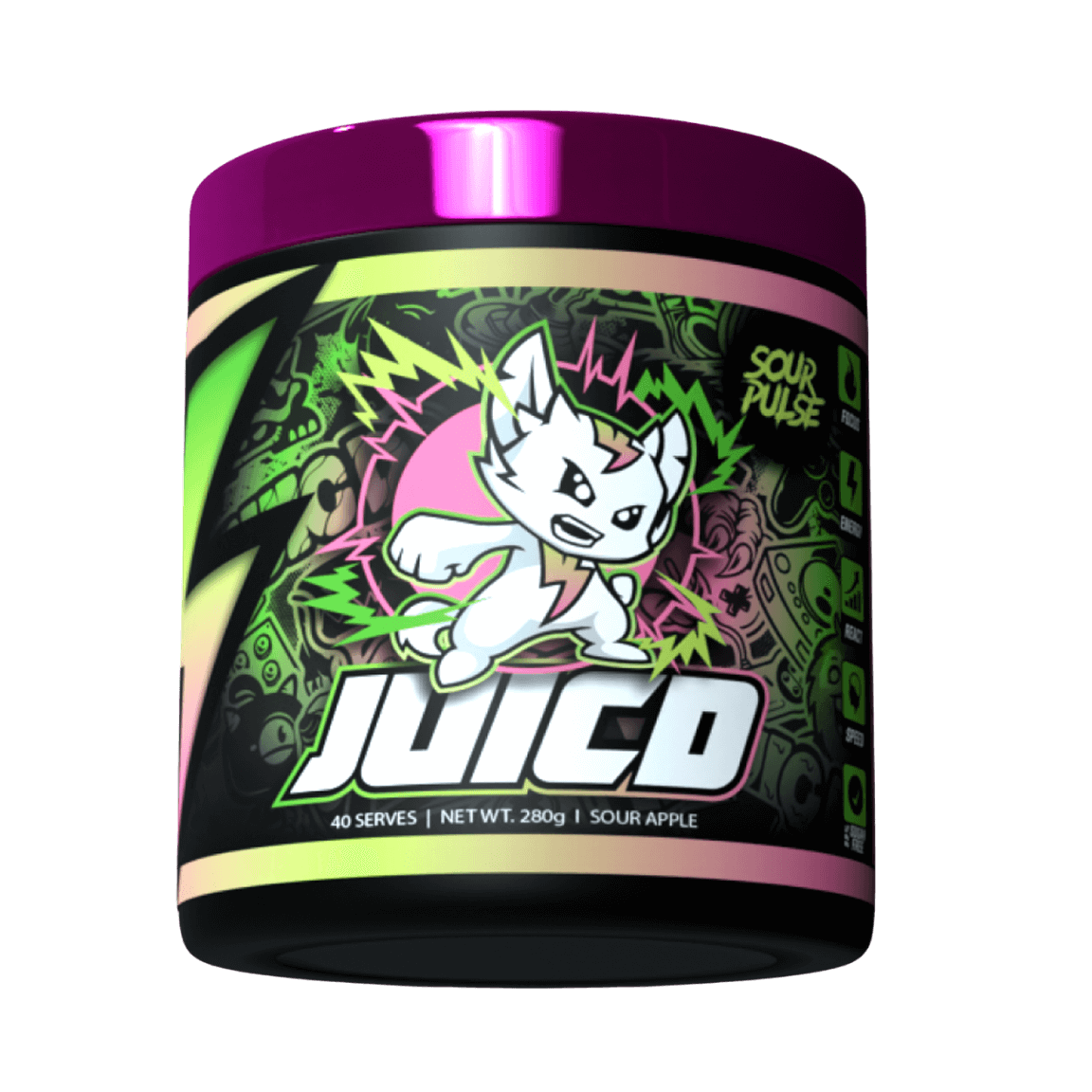 Juicd Energy (1) & Juicd Energy Juicd Juicd energy 40 Serves Sour Pulse - Sour Apple