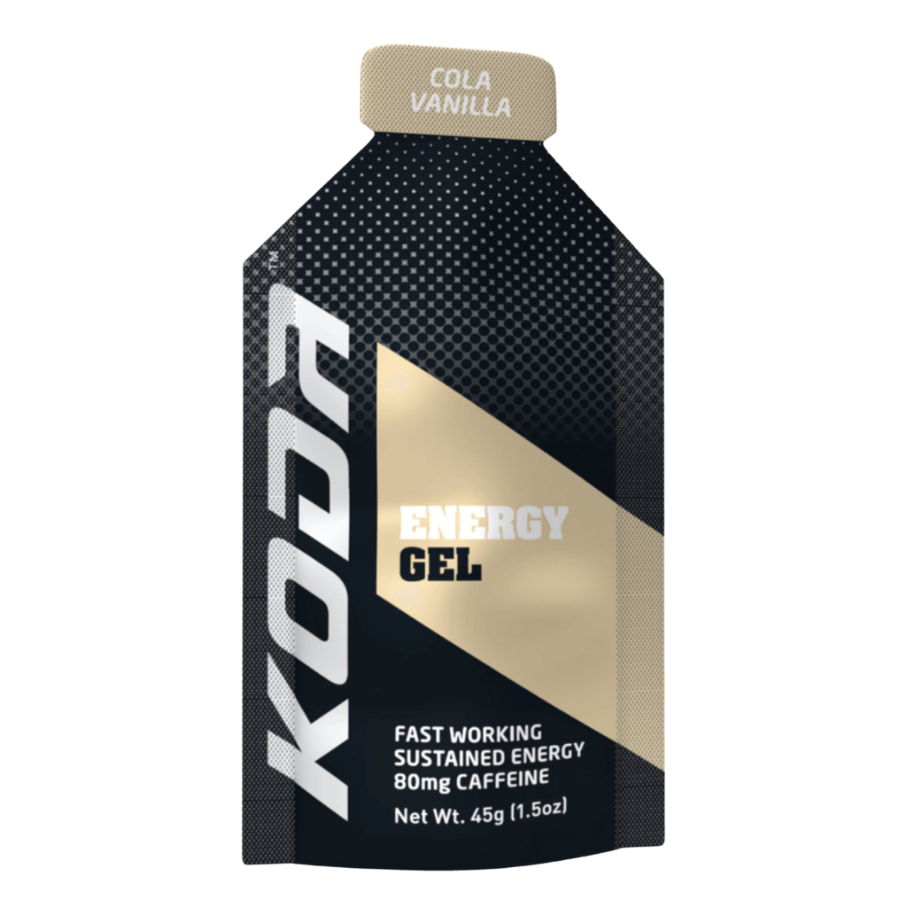 Energy Gels (2) & Energy Gels Koda Energy gels 24 Pack Cola Vanilla (80mg Caffeine)