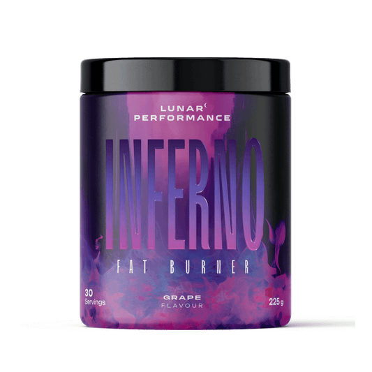 Inferno & Inferno Lunar Performance Fat burners supplements 30 Serves Grape