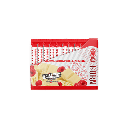 Maxine's Burn Bars (4) & Maxine's Burn Bars Maxine's Low carb protein bars  White Choc Raspberry