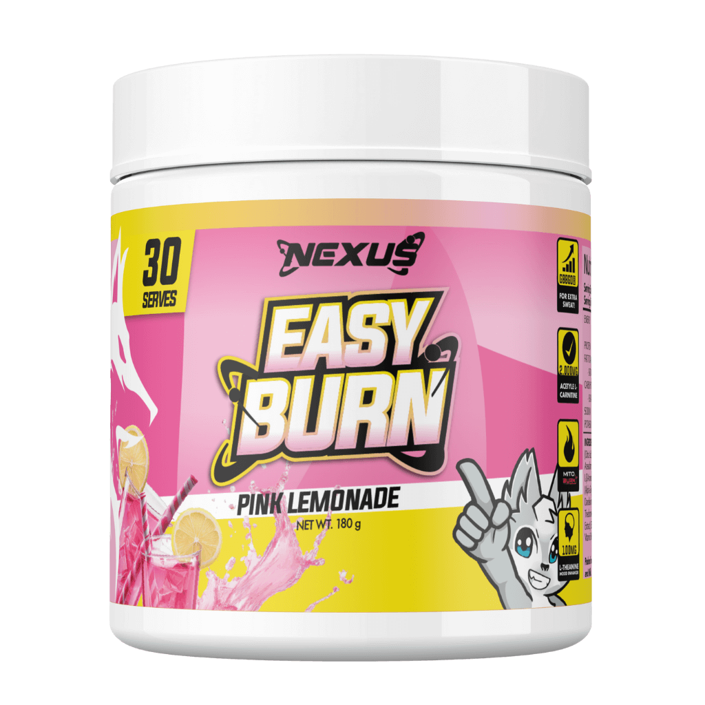 Easy Burn & Easy Burn Nexus Fat burners supplements 30 Serves Pink Lemonade
