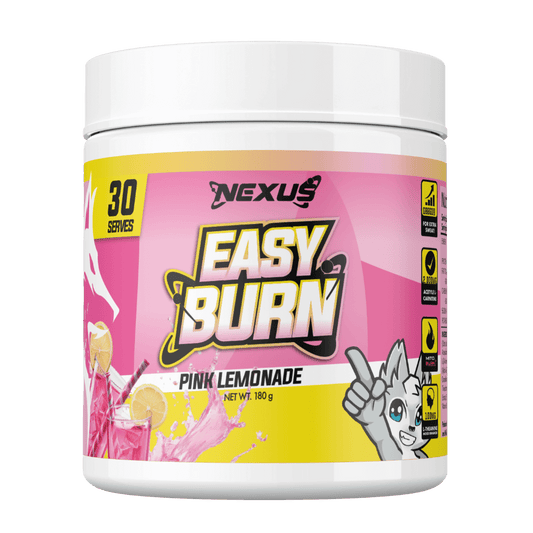 Easy Burn & Easy Burn Nexus Fat burners supplements 30 Serves Pink Lemonade
