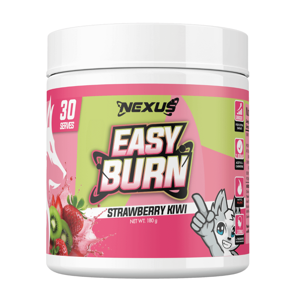 Easy Burn (1) & Easy Burn Nexus Fat burners supplements 30 Serves Strawberry Kiwi