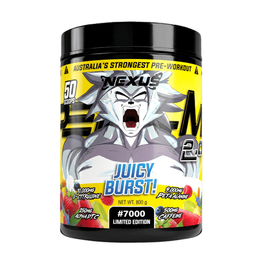 Per4m 2.0 Nexus Super high stimulant pre workout powder 50/25 Serves Juicy Burst