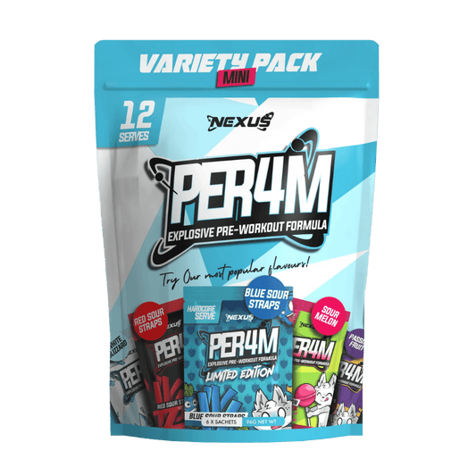Per4m Variety Pack Nexus High stim pre workout