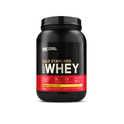 Gold Standard 100% Whey Optimum Nutrition Whey blend protein 28 Serves (907g) Banana