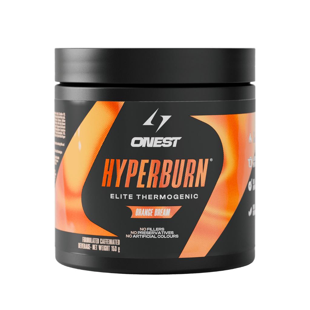 Hyperburn (3) & Hyperburn Onest Fat burners supplements 30 Serves Orange Dream