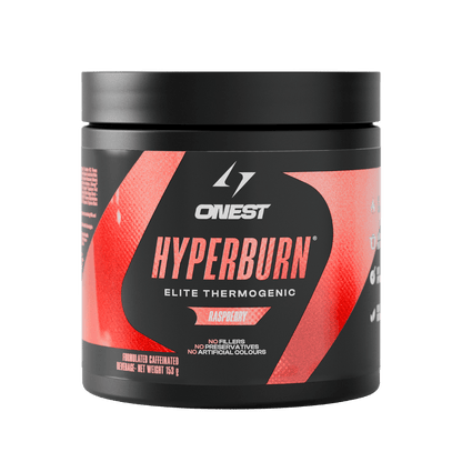 Hyperburn (6) & Hyperburn Onest Fat burners supplements 30 Serves Raspberry