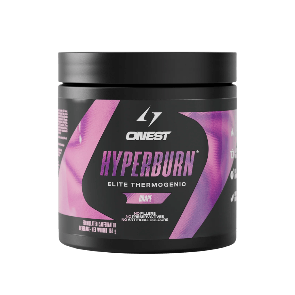 Hyperburn Onest Fat burners supplements 30 Serves Grape