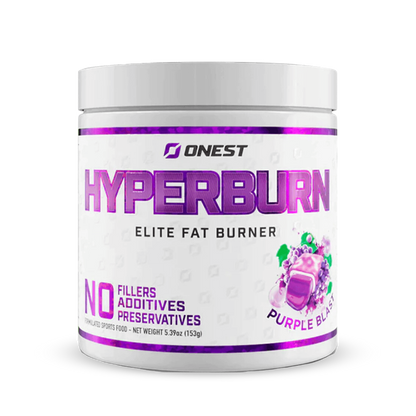 Hyperburn (4) & Hyperburn Onest Fat burners supplements 30 Serves Grape