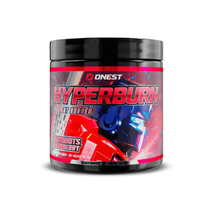 Hyperburn Onest Fat burners supplements 30 Serves Autobots Raspberry LE