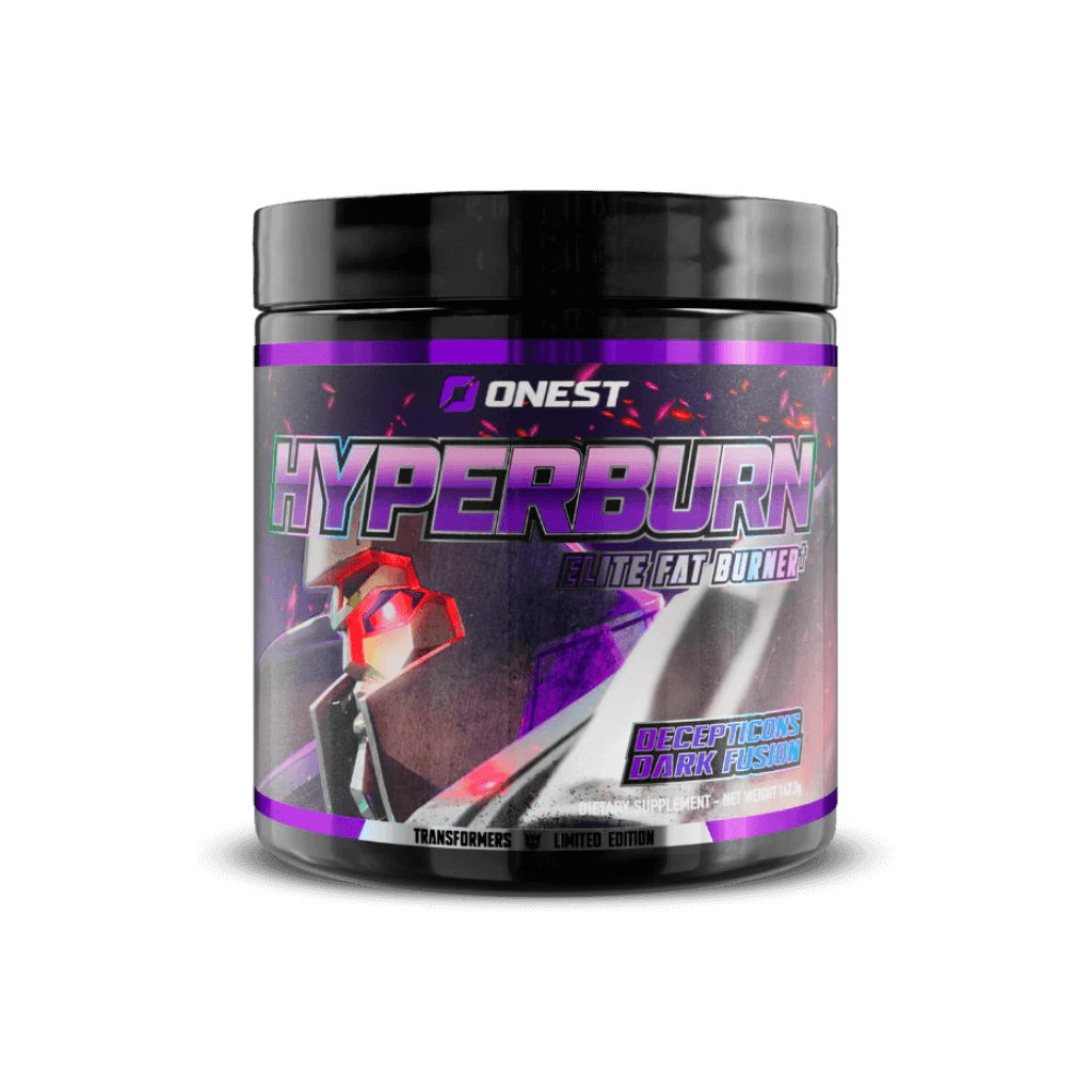 Hyperburn Onest Fat burners supplements 30 Serves Decepticons Dark Fusion LE