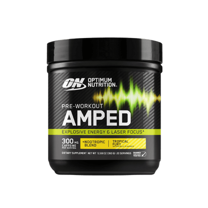 Pre-Workout Amped Optimum Nutrition High stim pre workout 20 Serves Tropical Fury