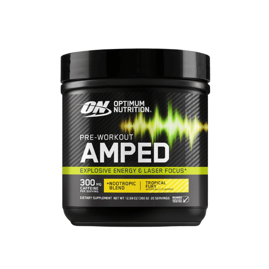 Pre-Workout Amped Optimum Nutrition High stim pre workout 20 Serves Tropical Fury