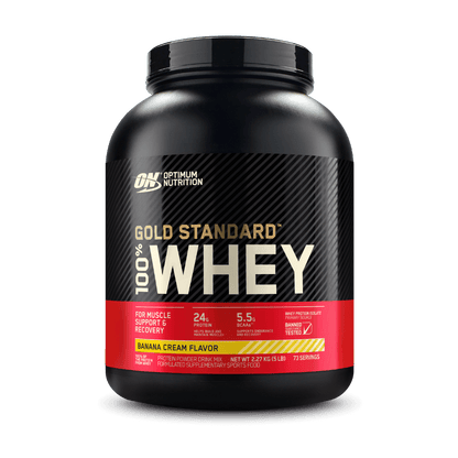 Gold Standard 100% Whey Optimum Nutrition Whey blend protein 72 Serves (2.27kg) Banana