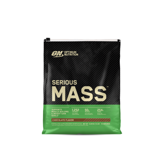 Serious Mass & Serious Mass Optimum Nutrition Mass gainer protein powder 5.4kg Chocolate