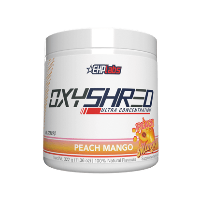 OxyShred EHP Labs Fat burners supplements 60 Serves Peach Mango