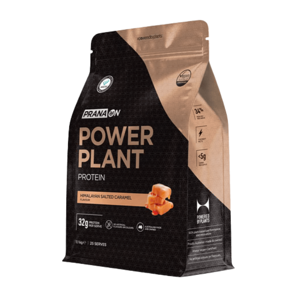 Power Plant Vegan Protein Prana Vegan protein powder 1.1kg Himalayan Salted Caramel