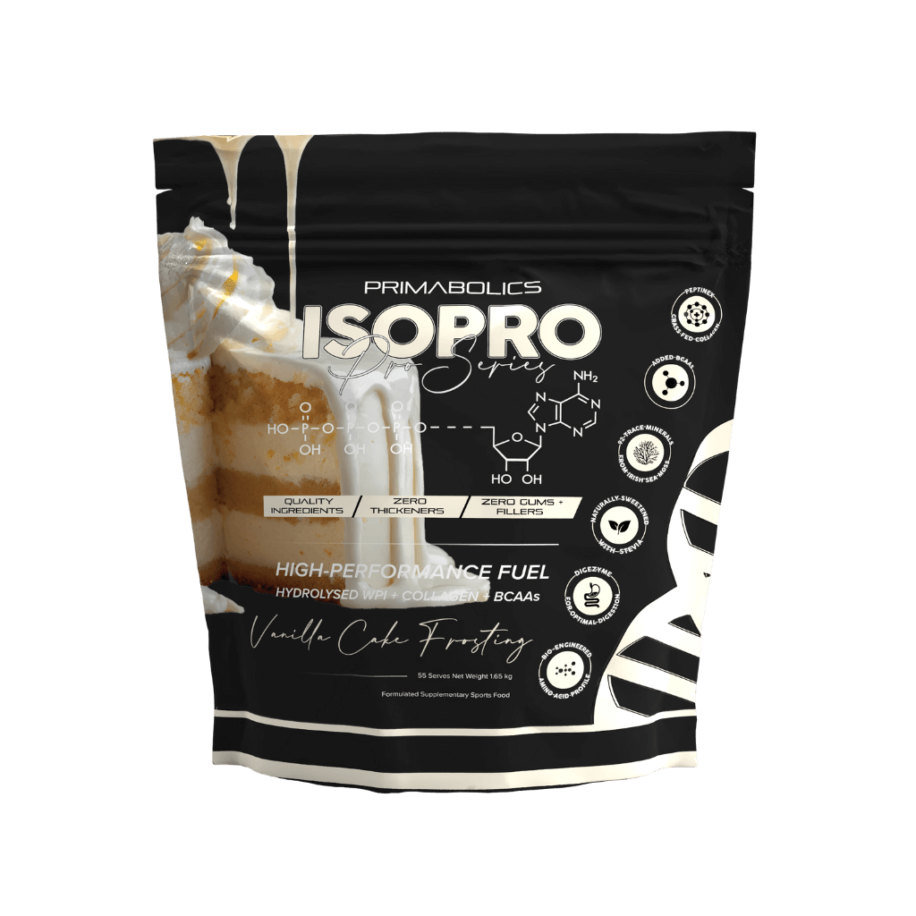 Isopro Primabolics Whey blend protein 55 Serves Vanilla Cake Frosting