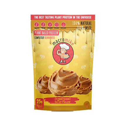 Plant Based Protein+ (1kg) - Original Peanut Butter - Macro Mike | MAK Fitness