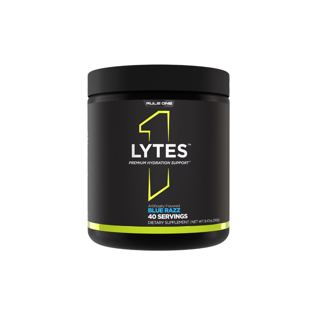R1 Lytes & R1 Lytes Rule 1 Electrolyte supplements 40 Serves Blue Razz