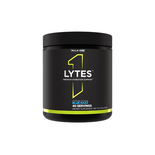 R1 Lytes & R1 Lytes Rule 1 Electrolyte supplements 40 Serves Blue Razz
