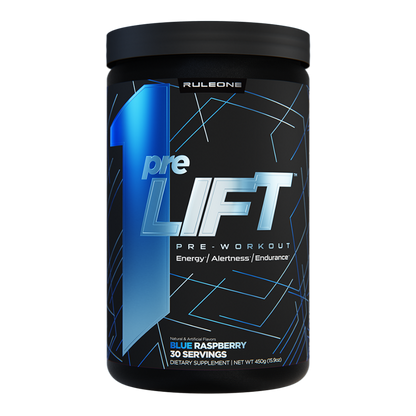 R1 PreLIFT Rule 1 Medium stimulant pre workout powder
