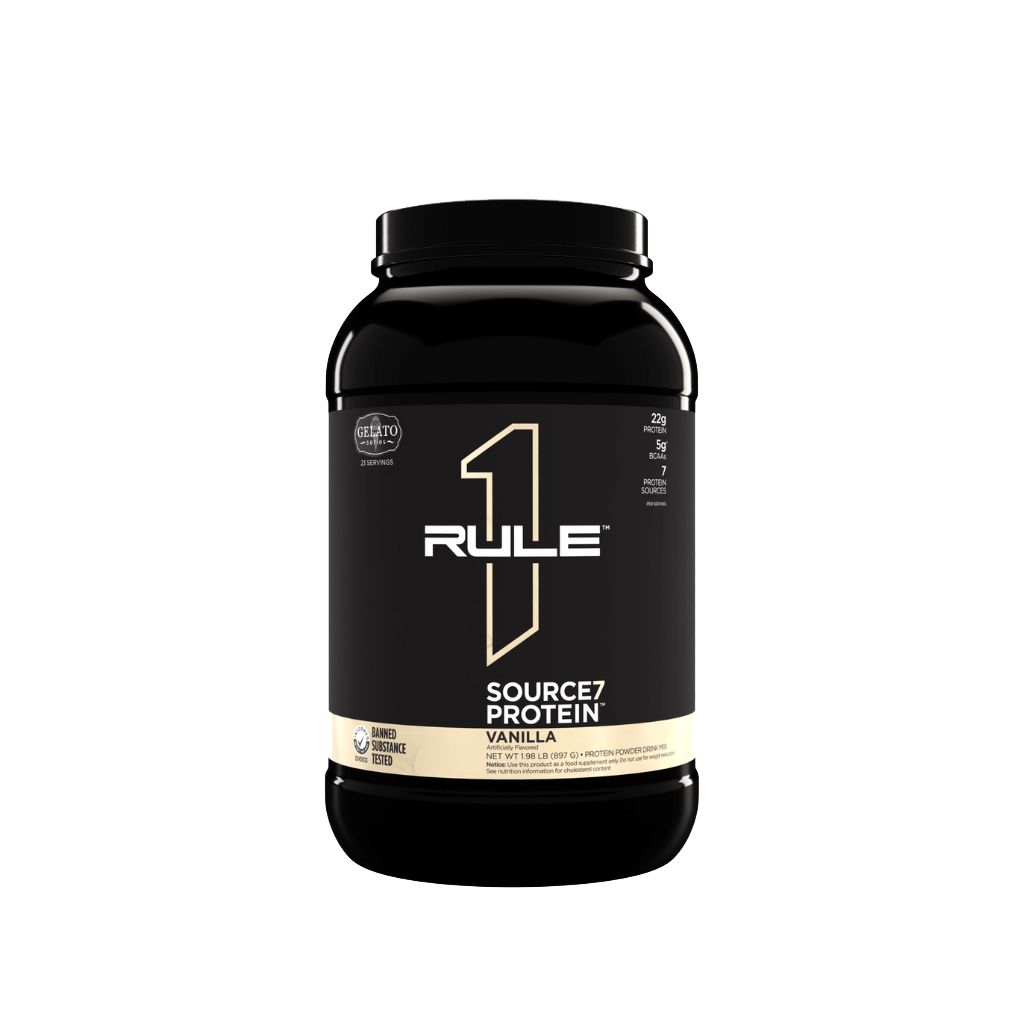 R1 Source7 Protein Rule 1 Gluten free protein powder