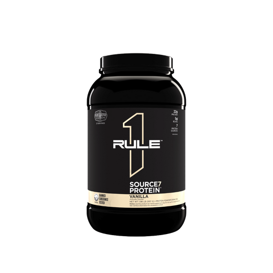 R1 Source7 Protein Rule 1 Gluten free protein powder