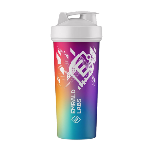 Rainbow Shaker Emrald Labs Shakers water bottles
