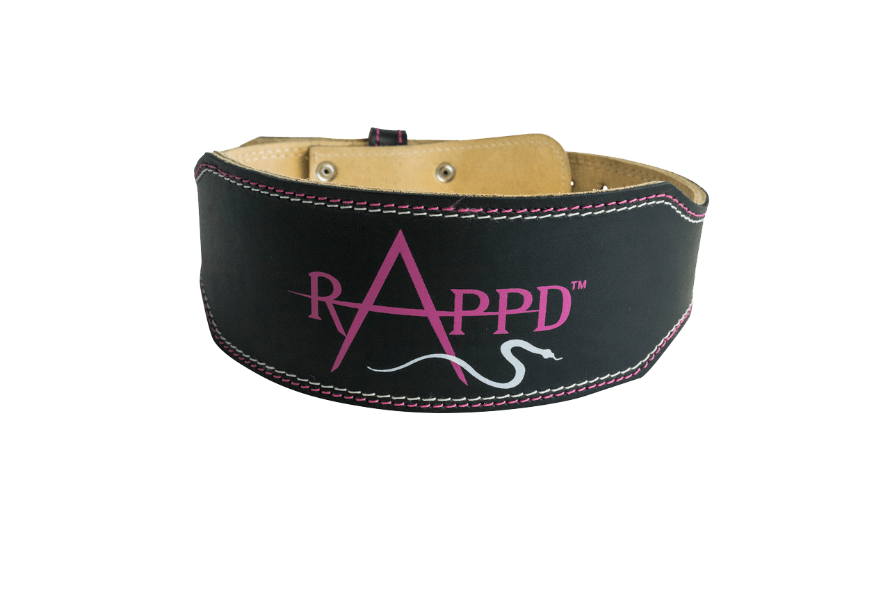 Rapp'd 4" Leather Weight Lifting Belt Rappd Weight lifting belts