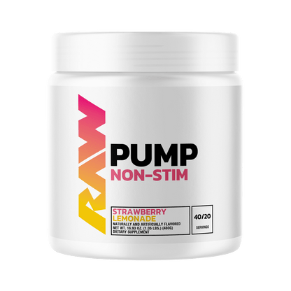 Pump Pre-Workout RAW Caffeine free pre workout