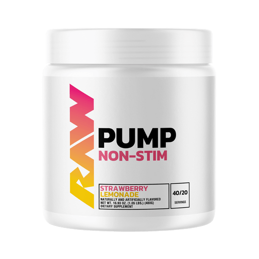 Pump Pre-Workout RAW Caffeine free pre workout