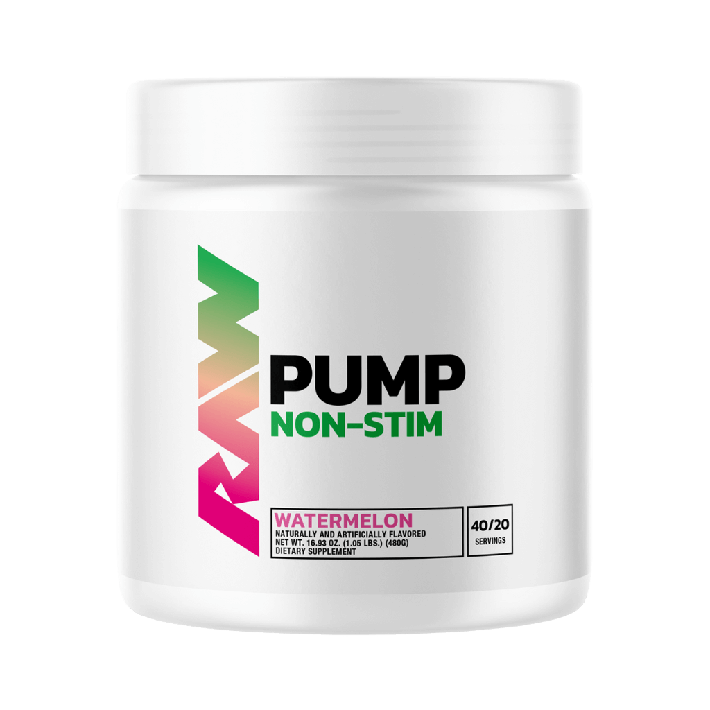 Pump Pre-Workout & Pump Pre-Workout RAW Caffeine free pre workout 40 Serves Watermelon