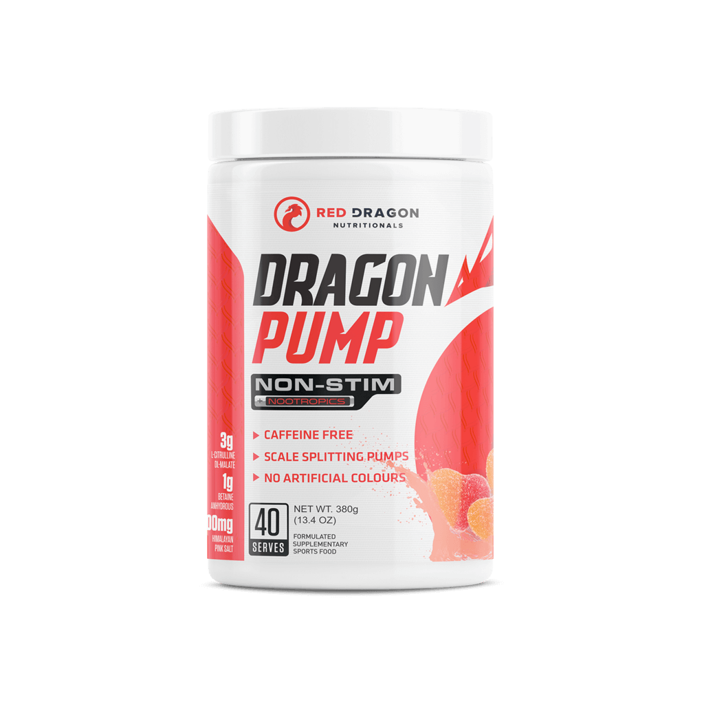 Dragon Pump Red Dragon Nutritionals Caffeine free pre workout