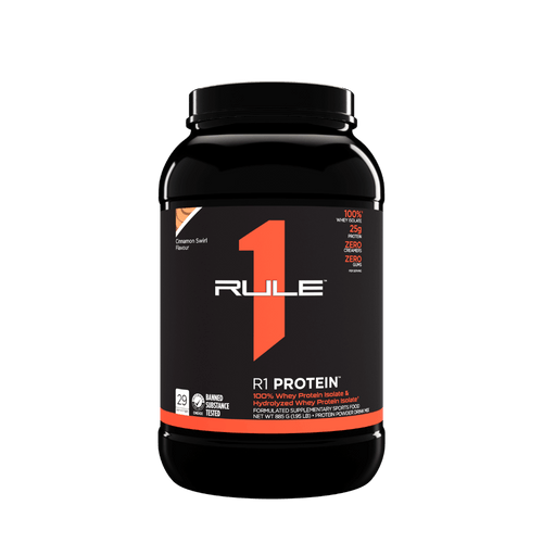 R1 Protein Rule 1 Whey protein isolate & R1 Protein Rule 1 Whey protein isolate 2lb* Cinnamon Swirl