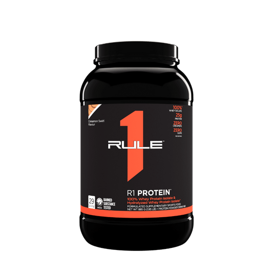 R1 Protein Rule 1 Whey protein isolate & R1 Protein Rule 1 Whey protein isolate 2lb* Cinnamon Swirl