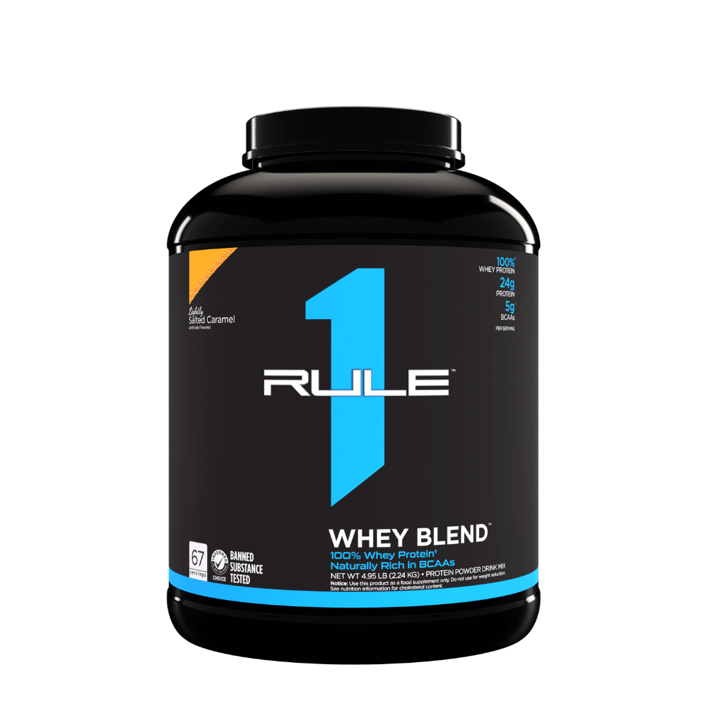R1 Whey Blend (10) & R1 Whey Blend Rule 1 Whey blend protein 5lb* Salted Caramel