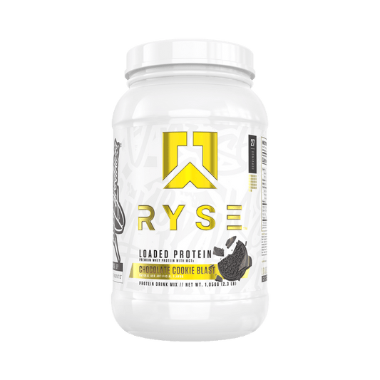 Loaded Protein Ryse Supplements Whey protein isolate 27 Serves Chocolate Cookie Blast