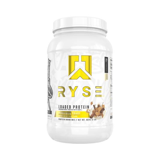 Loaded Protein Ryse Supplements Whey protein isolate 27 Serves Cinnamon Toast